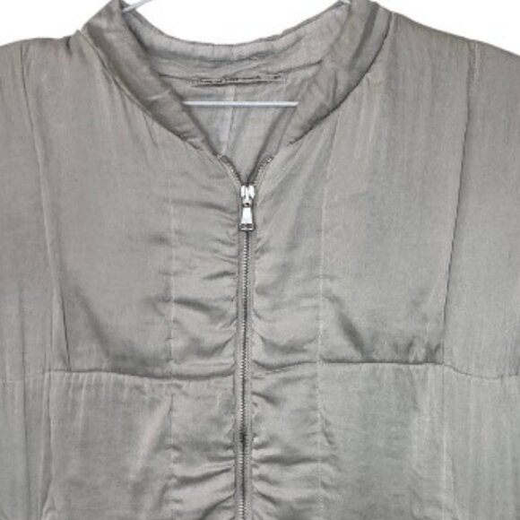 Transit Par Such cream full zip up puffer vest size 5 - Picture 3 of 7